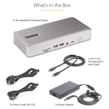 StarTech.com 132UE-TB4USB4DOCK laptop dock / port replicator