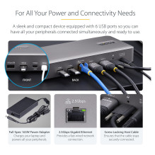 StarTech.com 155UE-USB4-DOCK laptop dock / port replicator