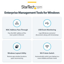 StarTech.com DK30C2DPEPRUE laptop dock / port replicator