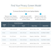 StarTech.com PRIVSCNLT15 display privacy filter