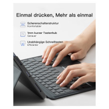 „Inateck KB04112_GRAY“ planšetinio kompiuterio atsarginė dalis / priedas „Inateck KB04112_GRAY“ planšetinio kompiuterio atsarginė dalis / priedas