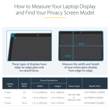 StarTech.com 14LT6-PRIVACY-SCREEN display privacy filter StarTech.com 14LT6-PRIVACY-SCREEN display privacy filter
