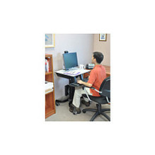 „Ergotron WorkFit-C“ vienguba HD sėdima-stovima darbo stotis „Ergotron WorkFit-C“ vienguba HD sėdima-stovima darbo stotis