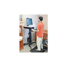 „Ergotron WorkFit-C“ vienguba HD sėdima-stovima darbo stotis „Ergotron WorkFit-C“ vienguba HD sėdima-stovima darbo stotis