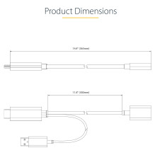 „StarTech.com“ 128-HDMI-DISPLAYPORT vaizdo kabelio adapteris