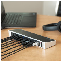 StarTech.com USB3DOCKH2DP laptop dock / port replicator