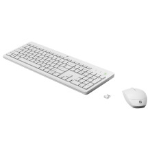 HP belaidė klaviatūra ir pelė 230, balta, vokiška HP belaidė klaviatūra ir pelė 230, balta, vokiška