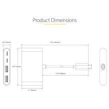 StarTech.com 5G2A2CPDB-USB-C-HUB interface hub