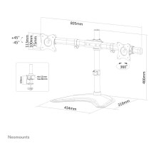 Neomounts NM-D335DBLACK monitor mount / stand