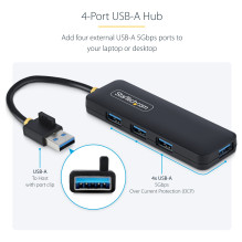 StarTech.com H5A4A-USB-HUB interface hub