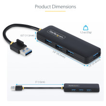 „StarTech.com“ H5A4A-USB-HUB sąsajos šakotuvas