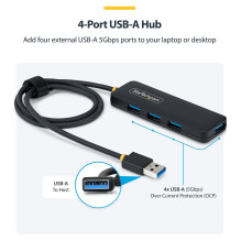 „StarTech.com“ H5A4A-USB-HUB-2 sąsajos šakotuvas