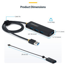 StarTech.com H5A4A-USB-HUB-2 interface hub
