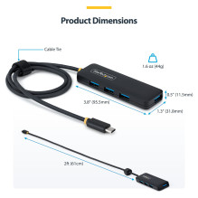 StarTech.com H5C4A-USB-HUB-2 interface hub