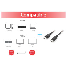 Įrengti 119339 DisplayPort kabelį Įrengti 119339 DisplayPort kabelį