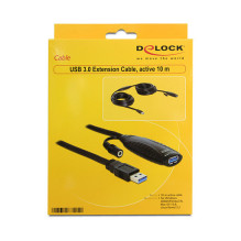 DeLOCK USB3.0-A - USB3.0-A, 10m USB cable DeLOCK USB3.0-A - USB3.0-A, 10m USB cable