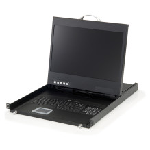 „LevelOne KVM-8901DE“ stovo konsolė