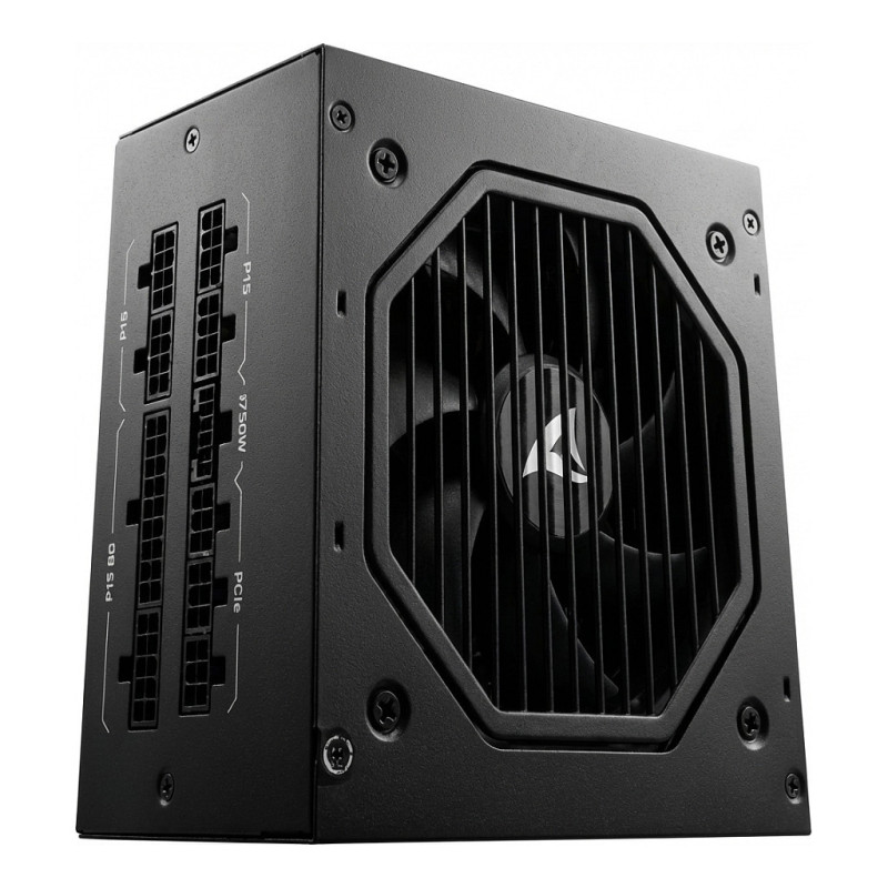 750WSharkoon Rebel P15 750 (1 x 12 kontaktų didelės galios GPU, 4 x PCIe, laidų tvarkymas, 750 vatų)