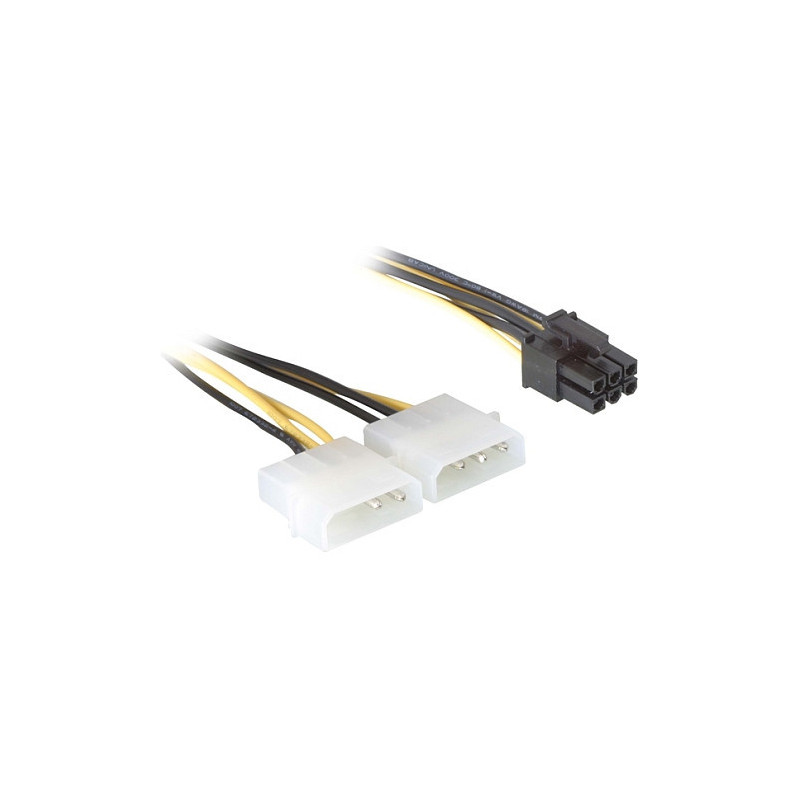 ROLINE Power Adapter 6pin PCIe VGA