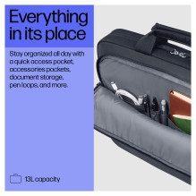 HP Everyday 14 Odyssey Gray Laptop Bag