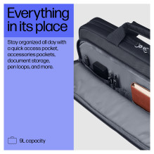 HP Everyday 14 Odyssey pilkas nešiojamojo kompiuterio krepšys HP Everyday 14 Odyssey pilkas nešiojamojo kompiuterio krepšys