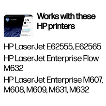 HP 37A juoda originali LaserJet tonerio kasetė HP 37A juoda originali LaserJet tonerio kasetė