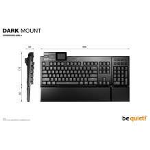 be quiet! Dark Mount Silent Linear FR ISO keyboard