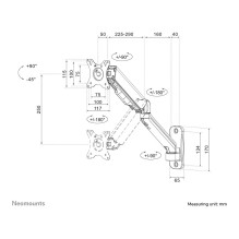 „Neomounts WL70-450BL11“ televizoriaus laikiklis / stovas
