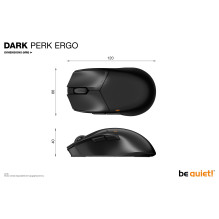 tyliai! „Dark Perk Ergo“ pelė tyliai! „Dark Perk Ergo“ pelė