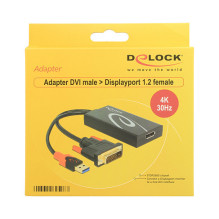 „DeLOCK“ 0,3 m, DVI 24+1 + USB-A / DisplayPort 20p „DeLOCK“ 0,3 m, DVI 24+1 + USB-A / DisplayPort 20p