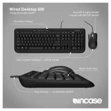 Incase Designed by Microsoft Wired Desktop 600 keyboard