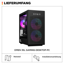 HP OMEN GT16-1472ng 35L žaidimų stacionarus kompiuteris RYZ7 9800X3D / 32GB / 1TBSSD / RTX5070Ti / W11Home