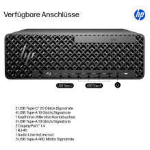 HP Z2 SFF G1i CU9-285K / 64GB / 1TB SSD / RTXPro4000 / W11Pro