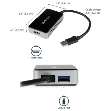 „StarTech.com“ USB32HDEH USB grafikos adapteris