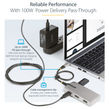 StarTech.com 104B-USBC-MULTIPORT laptop dock / port replicator