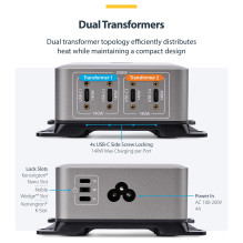 „StarTech.com“ 424DEU-USB-C-CHARGER mobiliojo įrenginio įkroviklis