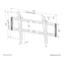 Neomounts WL35-550BL16 TV mount / stand Neomounts WL35-550BL16 TV mount / stand