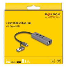 DeLOCK 64282 laptop dock / port replicator