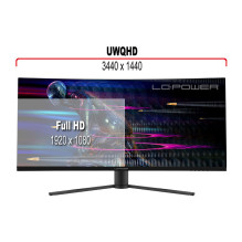 LC-Power LC-M34-UWQHD-165-C kompiuterio monitorius