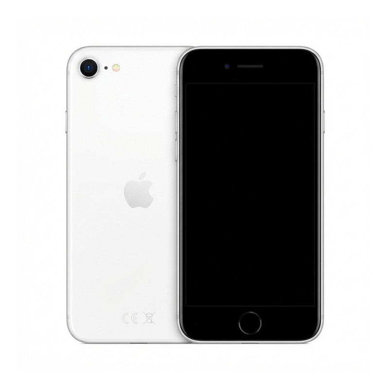TELEFONAS APPLE IPHONE SE (2020) BALTAS, 4,7 colio, 1334X750, 64 GB, A1 klasė