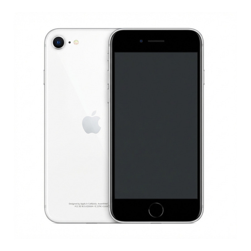 TELEFONAS APPLE IPHONE SE (2020) BALTAS, 4,7 colio, 1334X750, 64 GB, A3 klasė
