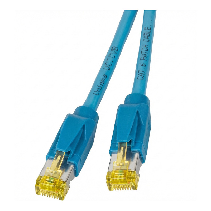 DRAKA patch cable Cat.6A (Class EA) S / FTP, UC900 TM31, LSOH, blue, 2 m