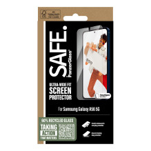 PanzerGlass SAFE. by ® Screen Protector Samsung Galaxy A56 5G, Ultra-Wide Fit w. EasyAligner
