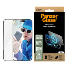 PanzerGlass ® Gaming Screen Protector iPhone 16 Pro, Ultra-Wide Fit