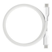 „PanzerGlass empower™ by ®“ magnetinis 240 W USB-C–USB-C laidas, USB 2.0, 1,5 m, sidabriškai baltas USB laidas „PanzerGlass empower™ by ®“ magnetinis 240 W USB-C–USB-C laidas, USB 2.0, 1,5 m, sidabriškai baltas USB laidas