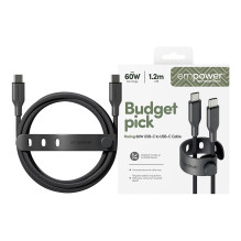 PanzerGlass empower™ by ® Racing 60W USB-C to USB-C Cable, USB 2.0, 1.2M, Space Black USB cable
