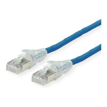 DTWYLER patch cable Cat.6A (Class EA) S / FTP, CU 7702 flex LSOH, AMP v2, blue, 2 m