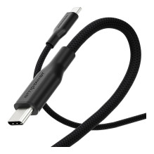 PanzerGlass empower™ by ® Racing 60W USB-C to USB-C Cable, USB 2.0, 1.2M, Space Black USB cable