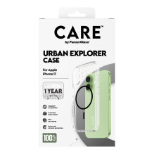 PanzerGlass CARE™ by ® Urban Explorer Case Transparent w. Black MagSafe iPhone 17 mobile phone case PanzerGlass CARE™ by ® Urban Explorer Case Transparent w. Black MagSafe iPhone 17 mobile phone case