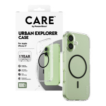 PanzerGlass CARE™ by ® Urban Explorer Case Transparent w. Black MagSafe iPhone 17 mobile phone case PanzerGlass CARE™ by ® Urban Explorer Case Transparent w. Black MagSafe iPhone 17 mobile phone case
